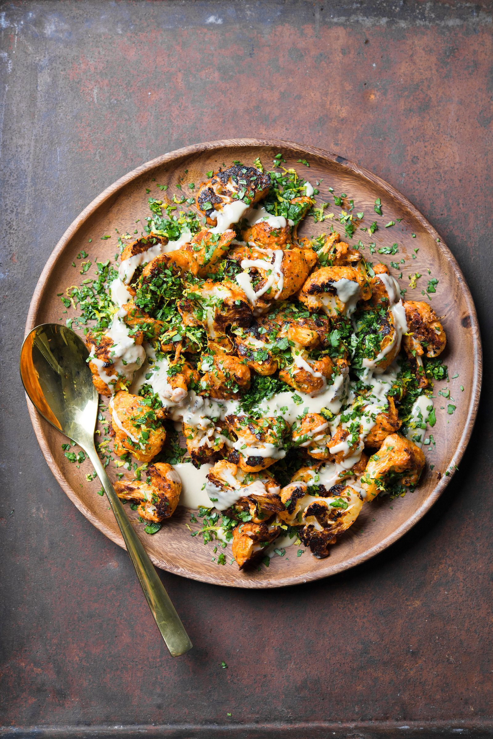 Roasted Cauliflower with Tahini